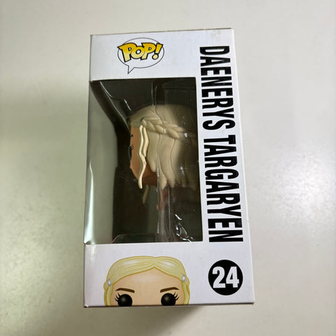 BOX FLAWS VIEW PHOTOS Daenerys Targaryen - Game of Thrones Funko Pop 24 Vinyl Figure (11.4 Cm L × 8.9 Cm W × 15.9 Cm H)