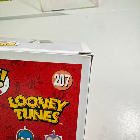 BOX FLAWS VIEW PHOTOS Michigan J. Frog - Looney Tunes Funko Pop 207 Vinyl Figure Convention Exclusive