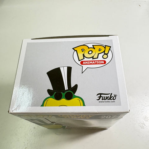 BOX FLAWS VIEW PHOTOS Michigan J. Frog - Looney Tunes Funko Pop 207 Vinyl Figure Convention Exclusive