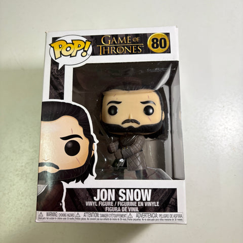 Jon Snow - Game of Thrones Funko Pop 80 Vinyl Figure (11.4 Cm L × 8.9 Cm W × 15.9 Cm H)