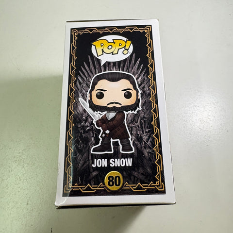 Jon Snow - Game of Thrones Funko Pop 80 Vinyl Figure (11.4 Cm L × 8.9 Cm W × 15.9 Cm H)
