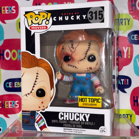 Bride of Chucky - Chucky Funko Pop 315 Hot Topic Exclusive