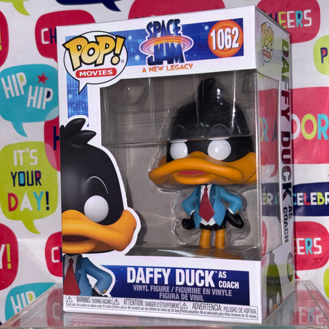 Daffy Duck as Coach - Looney Tunes Space Jam Funko Pop 1062 Vinyl Figure