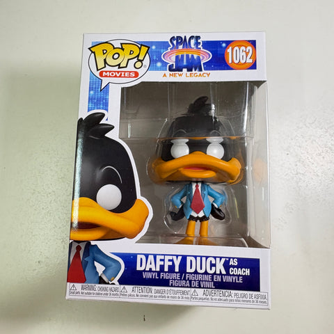 Daffy Duck as Coach - Looney Tunes Space Jam Funko Pop 1062 Vinyl Figure