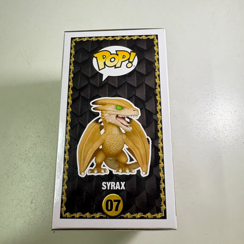 Syrax - House of The Dragon Funko Pop 07 Vinyl Figure (11.4 Cm L × 8.9 Cm W × 15.9 Cm H)