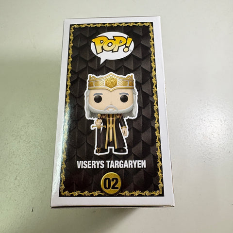 Viserys Targaryen - House of The Dragon Funko Pop 02 Vinyl Figure (11.4 Cm L × 8.9 Cm W × 15.9 Cm H)