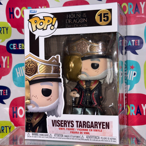 Viserys Targaryen with Mask - House of The Dragon Funko Pop Vinyl Figure (11.4 Cm L × 8.9 Cm W × 15.9 Cm H)