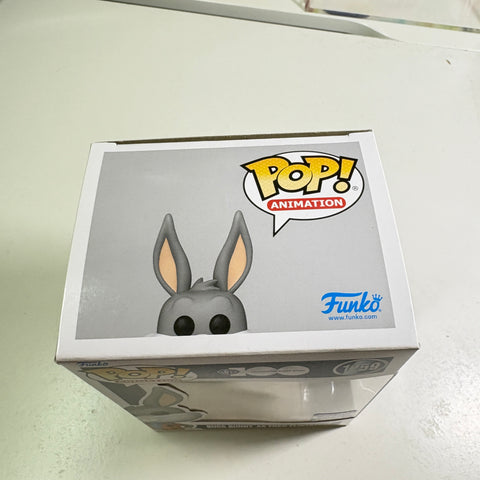 BOX FLAWS VIEW PHOTOS Bugs Bunny as Fred Flintstone - Looney Tunes Funko Pop 1259 Vinyl Figure Exclusive