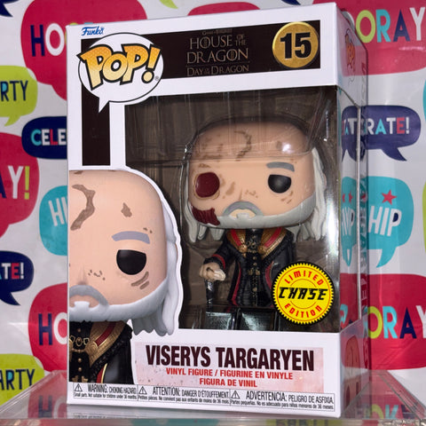 Viserys Targaryen with 1 Eye CHASE - House of The Dragon Funko Pop Vinyl Figure (11.4 Cm L × 8.9 Cm W × 15.9 Cm H)