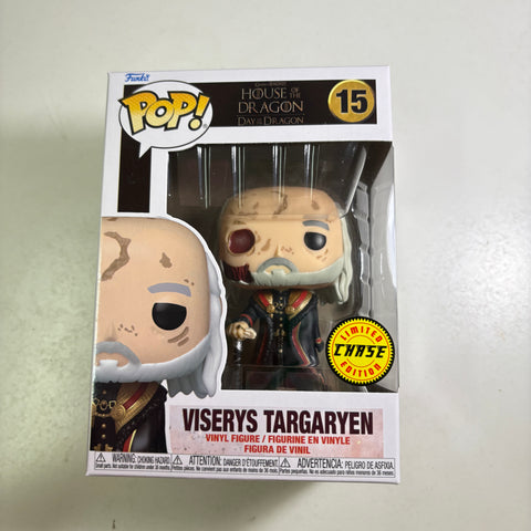 Viserys Targaryen with 1 Eye CHASE - House of The Dragon Funko Pop Vinyl Figure (11.4 Cm L × 8.9 Cm W × 15.9 Cm H)