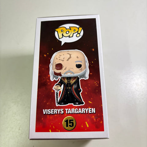 Viserys Targaryen with 1 Eye CHASE - House of The Dragon Funko Pop Vinyl Figure (11.4 Cm L × 8.9 Cm W × 15.9 Cm H)