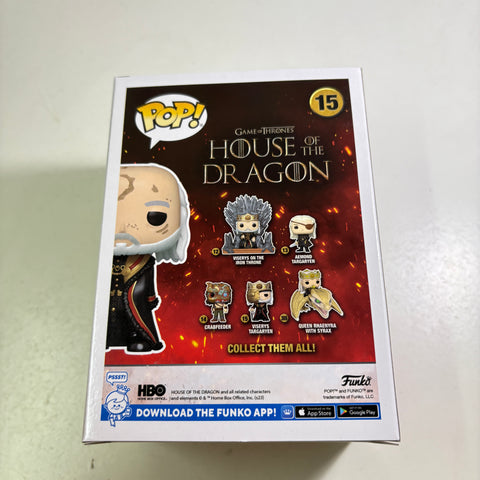 Viserys Targaryen with 1 Eye CHASE - House of The Dragon Funko Pop Vinyl Figure (11.4 Cm L × 8.9 Cm W × 15.9 Cm H)