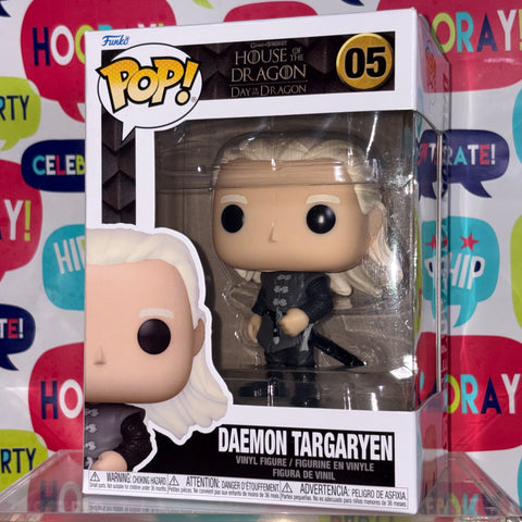Daemon Targaryen  - House of The Dragon Funko Pop 05 Vinyl Figure (11.4 Cm L × 8.9 Cm W × 15.9 Cm H)