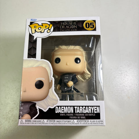 Daemon Targaryen  - House of The Dragon Funko Pop 05 Vinyl Figure (11.4 Cm L × 8.9 Cm W × 15.9 Cm H)