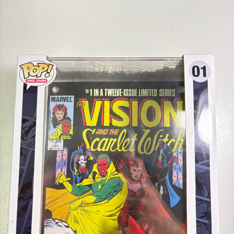 BOX FLAWS VIEW PHOTOS Scarlet Witch - Marvel Comic Cover Funko Pop Exclusive