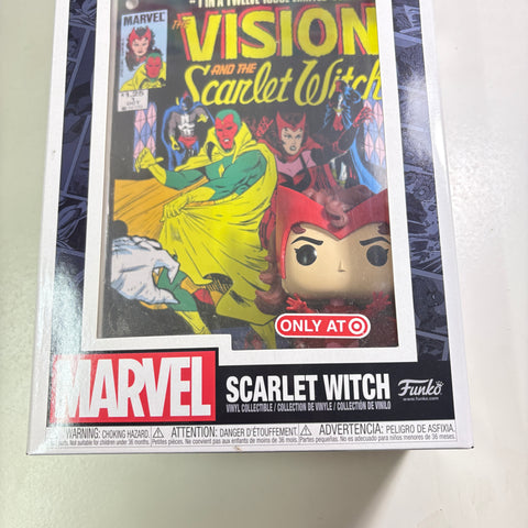 BOX FLAWS VIEW PHOTOS Scarlet Witch - Marvel Comic Cover Funko Pop Exclusive