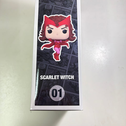 BOX FLAWS VIEW PHOTOS Scarlet Witch - Marvel Comic Cover Funko Pop Exclusive