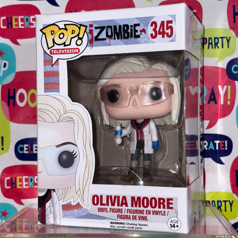 BOX FLAWS VIEW PHOTOS Olivia Moore - Izombie Funko Pop 345 Vinyl Figure (11.4 Cm L × 8.9 Cm W × 15.9 Cm H)