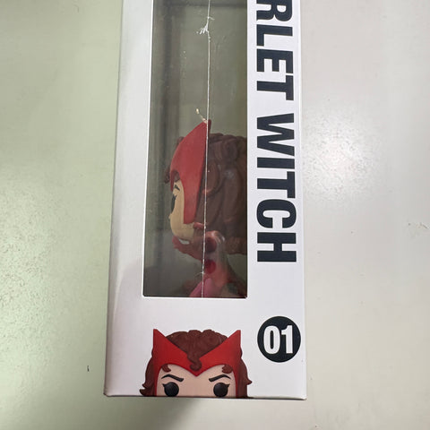 BOX FLAWS VIEW PHOTOS Scarlet Witch - Marvel Comic Cover Funko Pop Exclusive