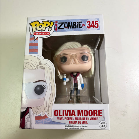 BOX FLAWS VIEW PHOTOS Olivia Moore - Izombie Funko Pop 345 Vinyl Figure (11.4 Cm L × 8.9 Cm W × 15.9 Cm H)