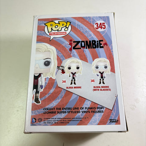 BOX FLAWS VIEW PHOTOS Olivia Moore - Izombie Funko Pop 345 Vinyl Figure (11.4 Cm L × 8.9 Cm W × 15.9 Cm H)