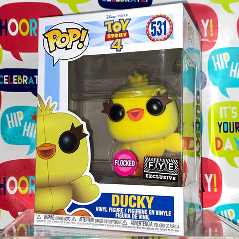 Toy Story - Ducky (Flocked) Disney Funko Pop 531 FYE Exclusive