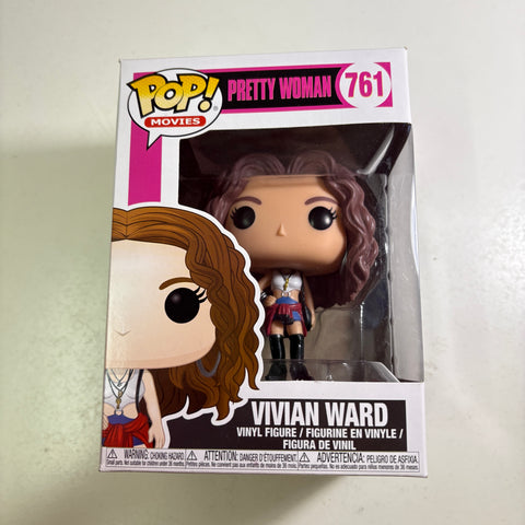 BOX FLAWS VIEW PHOTOS Vivian Ward - Pretty Woman Funko Pop 761 Vinyl Figure (11.4 Cm L × 8.9 Cm W × 15.9 Cm H)