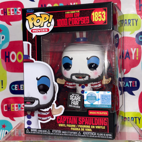 House of 1000 Corpses - Captain Spaulding Funko Pop 1853 Hot Topic Exclusive Scare Fair LE 9500