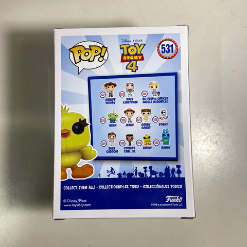 Toy Story - Ducky (Flocked) Disney Funko Pop 531 FYE Exclusive