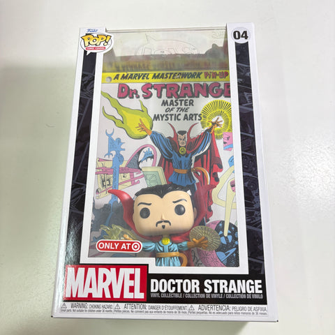 BOX FLAWS VIEW PHOTOS Doctor Strange - Marvel Comic Cover Funko Pop 04 Target Exclusive