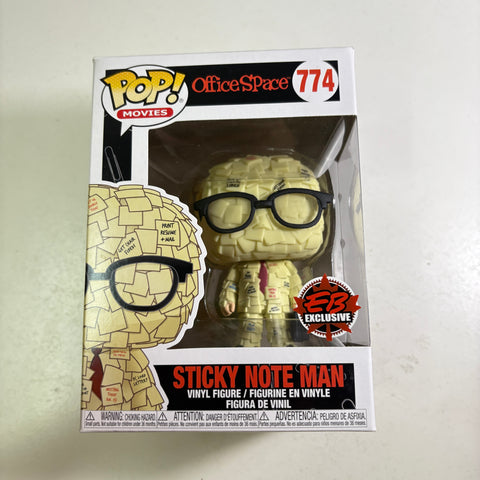 Sticky Note Man - Office Space Funko Pop 774 Vinyl Figure (11.4 Cm L × 8.9 Cm W × 15.9 Cm H)