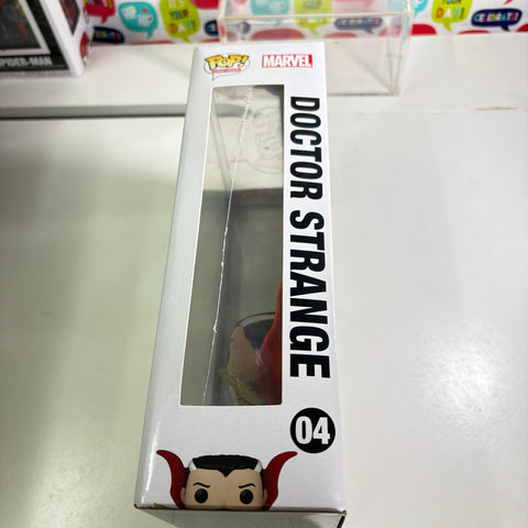 BOX FLAWS VIEW PHOTOS Doctor Strange - Marvel Comic Cover Funko Pop 04 Target Exclusive