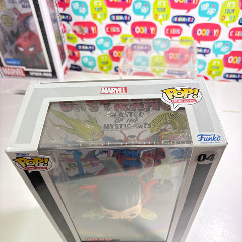 BOX FLAWS VIEW PHOTOS Doctor Strange - Marvel Comic Cover Funko Pop 04 Target Exclusive