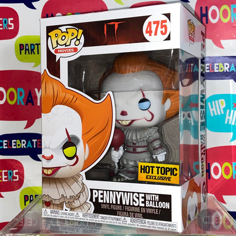 IT - Pennywise (Non-metallic) Funko Pop 475 Hot Topic Exclusive