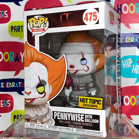 IT - Pennywise (Non-metallic) Funko Pop 475 Hot Topic Exclusive