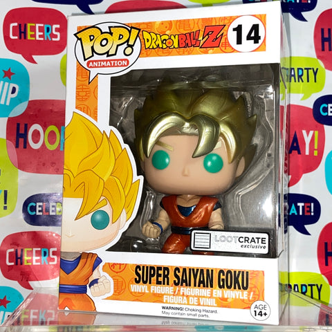 Dragon Ball Z - Goku (Super Saiyan/Metallic) Funko Pop 14 Lootcrate