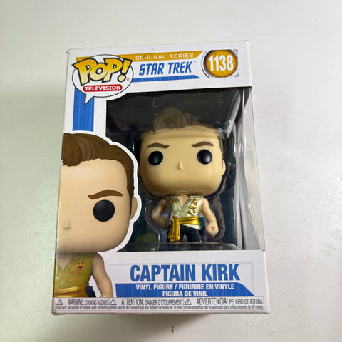 BOX FLAWS VIEW PHOTOS Captain Kirk - Star Trek Funko Pop 1138 Vinyl Figure (11.4 Cm L × 8.9 Cm W × 15.9 Cm H)