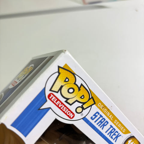 BOX FLAWS VIEW PHOTOS Captain Kirk - Star Trek Funko Pop 1138 Vinyl Figure (11.4 Cm L × 8.9 Cm W × 15.9 Cm H)