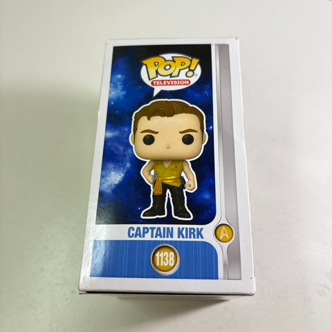 BOX FLAWS VIEW PHOTOS Captain Kirk - Star Trek Funko Pop 1138 Vinyl Figure (11.4 Cm L × 8.9 Cm W × 15.9 Cm H)