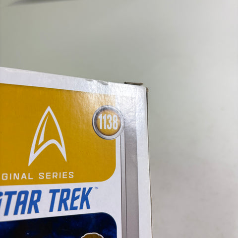 BOX FLAWS VIEW PHOTOS Captain Kirk - Star Trek Funko Pop 1138 Vinyl Figure (11.4 Cm L × 8.9 Cm W × 15.9 Cm H)