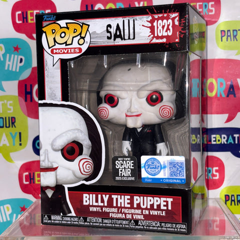 Saw - Billy The Puppet Funko Pop 1823 Hot Topic Scare Fair Exclusive