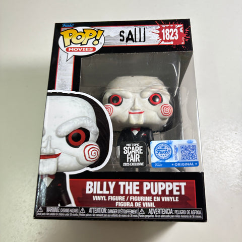 Saw - Billy The Puppet Funko Pop 1823 Hot Topic Scare Fair Exclusive