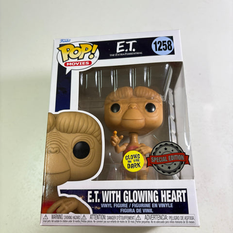 ET with Glowing Heart - Funko Pop 1258 Vinyl Figure (11.4 Cm L × 8.9 Cm W × 15.9 Cm H)