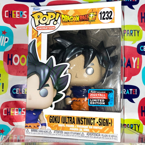 Dragon Ball Z - Goku (Ultra Instinct Sign) Funko Pop 1232 NYCC