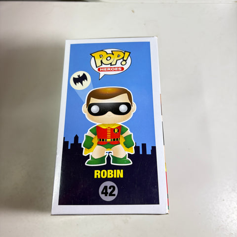 BOX FLAWS VIEW PHOTOS Robin  - DC Funko Pop 42 Vinyl Figure