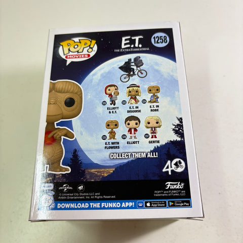 ET with Glowing Heart - Funko Pop 1258 Vinyl Figure (11.4 Cm L × 8.9 Cm W × 15.9 Cm H)