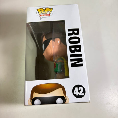 BOX FLAWS VIEW PHOTOS Robin  - DC Funko Pop 42 Vinyl Figure