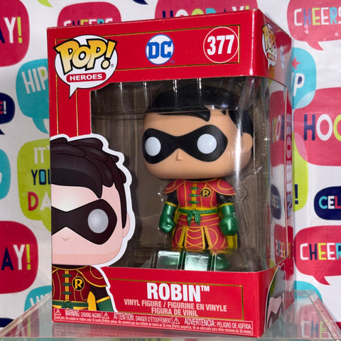 BOX FLAWS VIEW PHOTOS Robin  - DC Funko Pop 377 Vinyl Figure