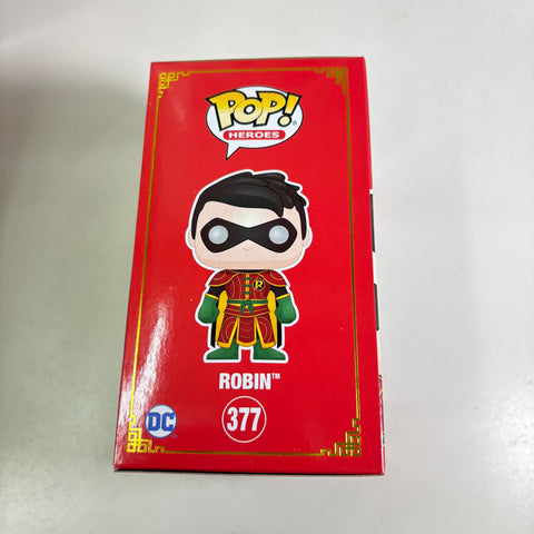 BOX FLAWS VIEW PHOTOS Robin  - DC Funko Pop 377 Vinyl Figure