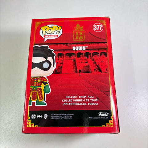 BOX FLAWS VIEW PHOTOS Robin (CHASE)  - DC Imperial Funko Pop 377 Vinyl Figure